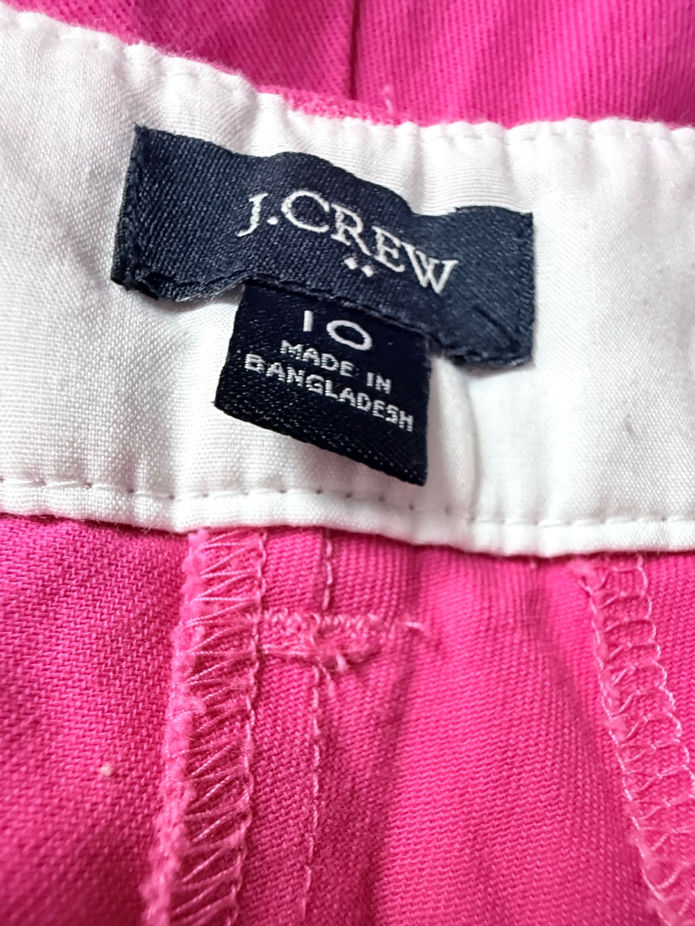 J. Crew Factory Hot Pink Chino Shorts - Picture 7 of 9